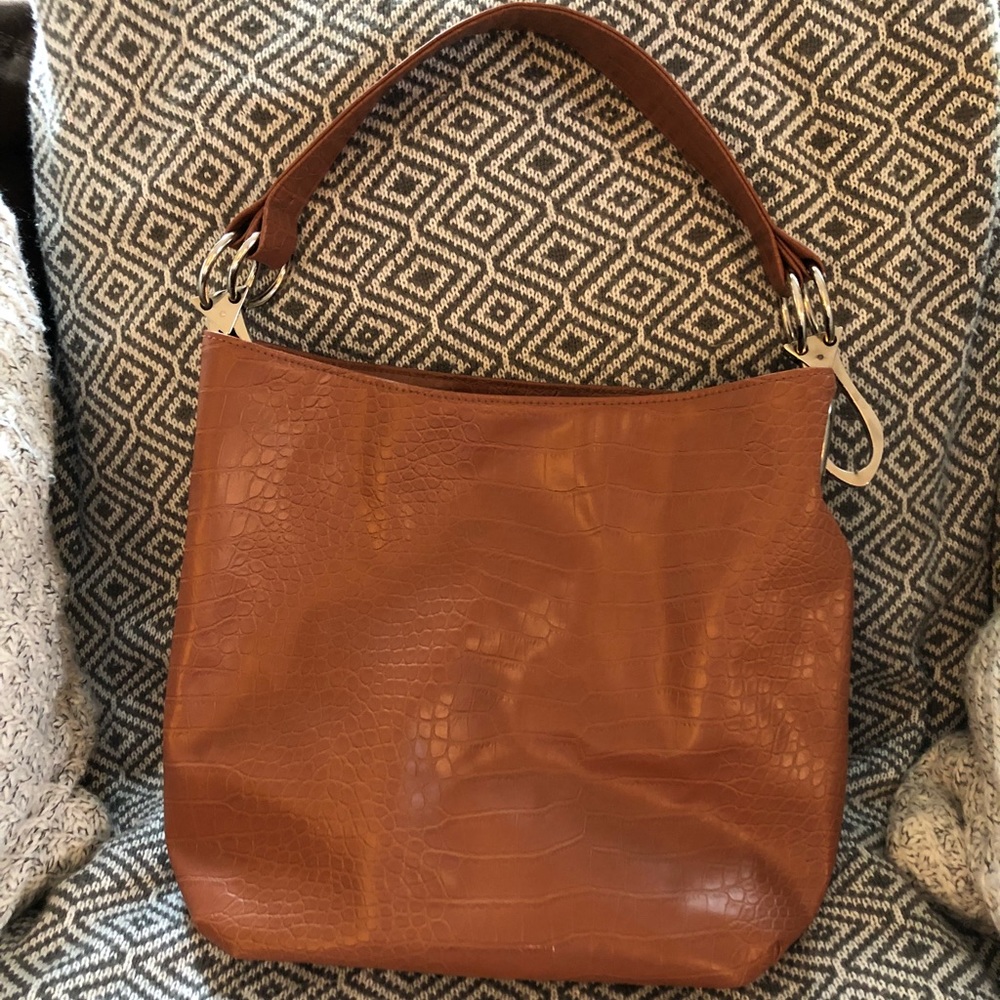 Faux Leather Shoulder Bag 👜